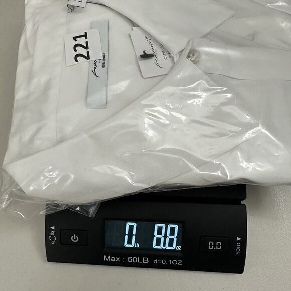 New Foxcroft Button Front Non Iron Shirt Womens 1X White Capsule Office Career - Picture 13 of 13